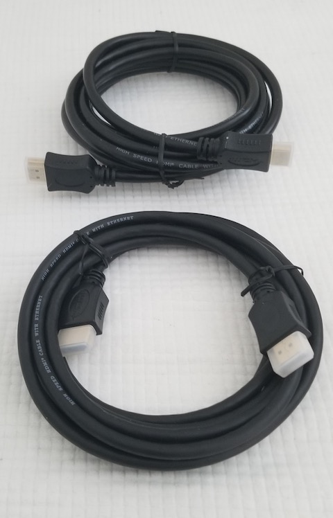 2 HDMI cables $5